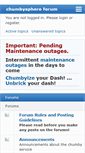 Mobile Screenshot of forum.chumby.com