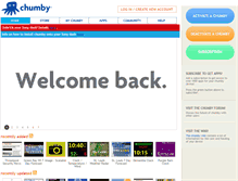 Tablet Screenshot of chumby.com